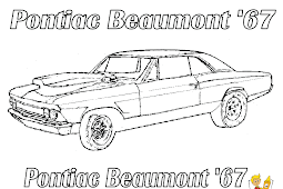Brawny Muscle Car Coloring Pages American Muscle Cars