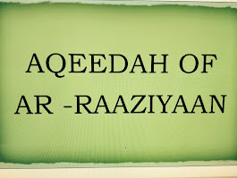 THE 'AQEEDAH OF AR-RAAZIYYAAN