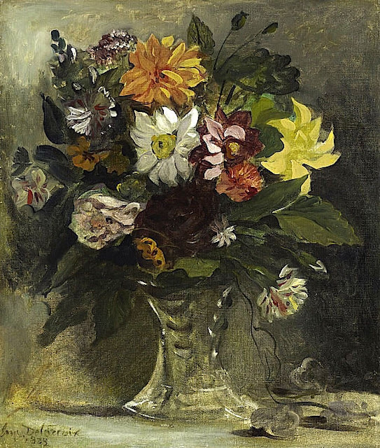 Eugène Delacroix (17981863) Vase de fleurs, 1833 Huile sur toile 74 x 92 cm Musée du Louvre, Paris