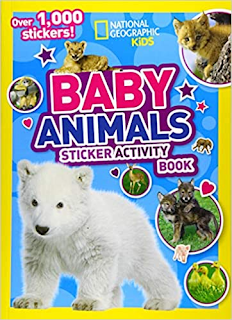 baby animals, baby animals book, animal sticker book, national geographic kids book