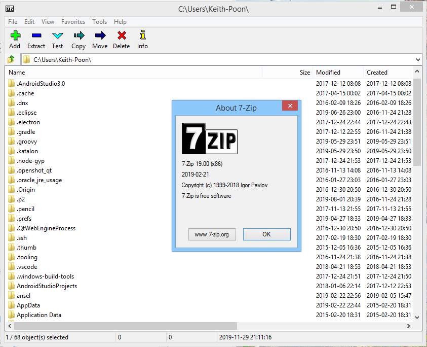 use cmd, bat to archive, backup folders or repository Nijyuu AmineEX