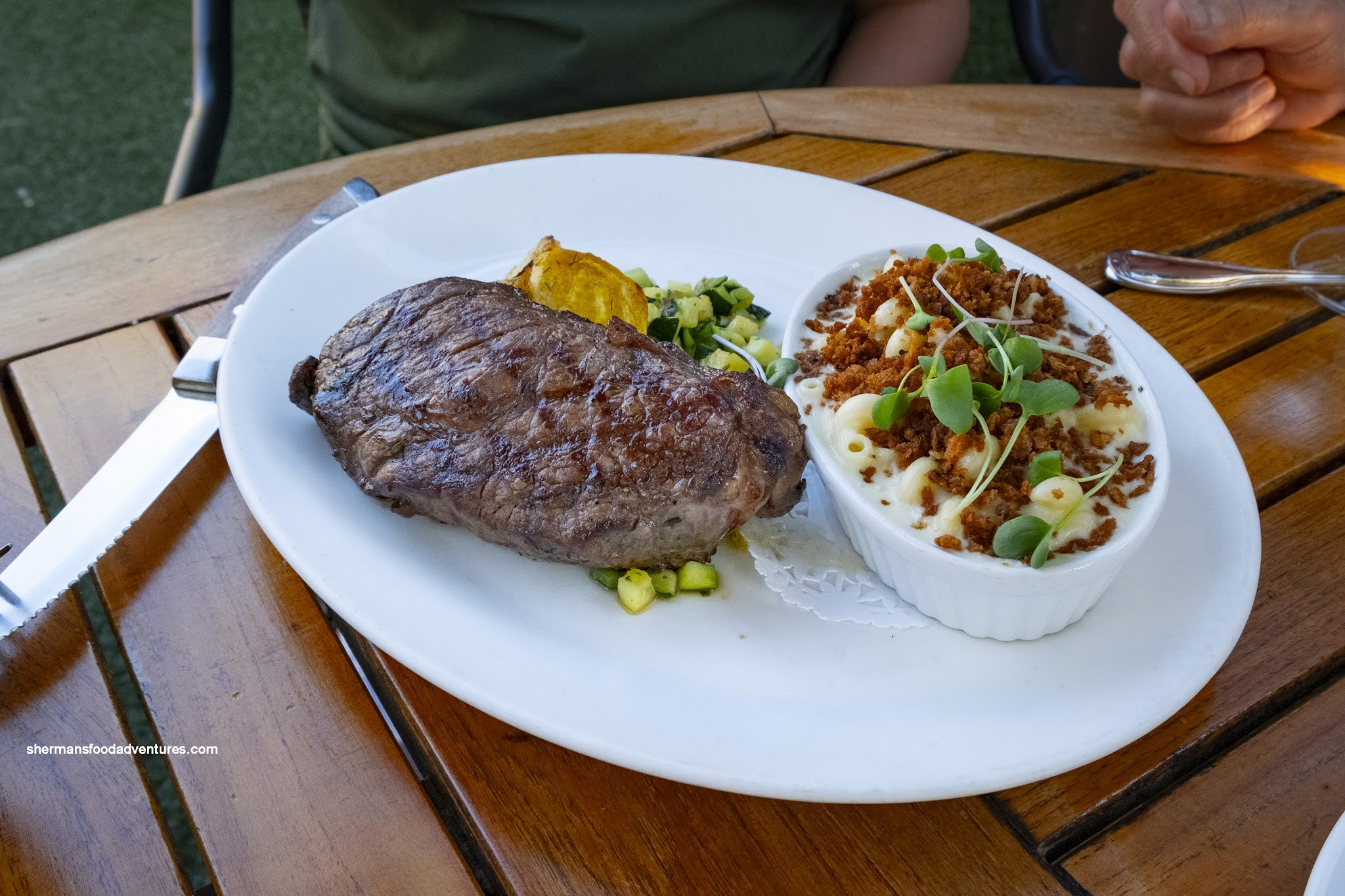 Sherman's Food Adventures Rooftop Patio Dining at Joe Fortes