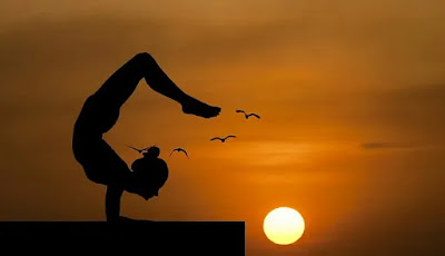 yoga balance nature handstand result