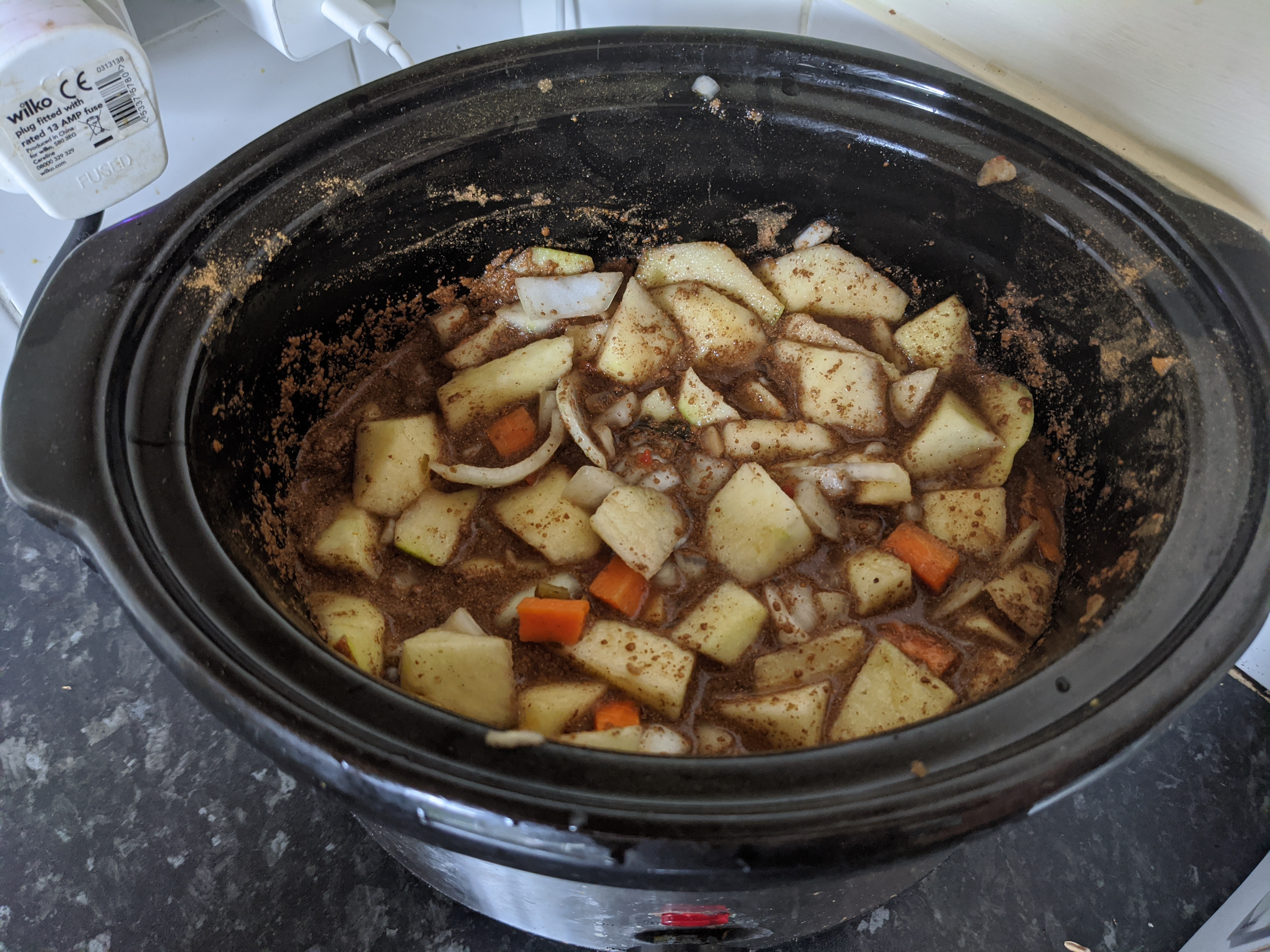 A Possible World Making Chutney in the Slow Cooker