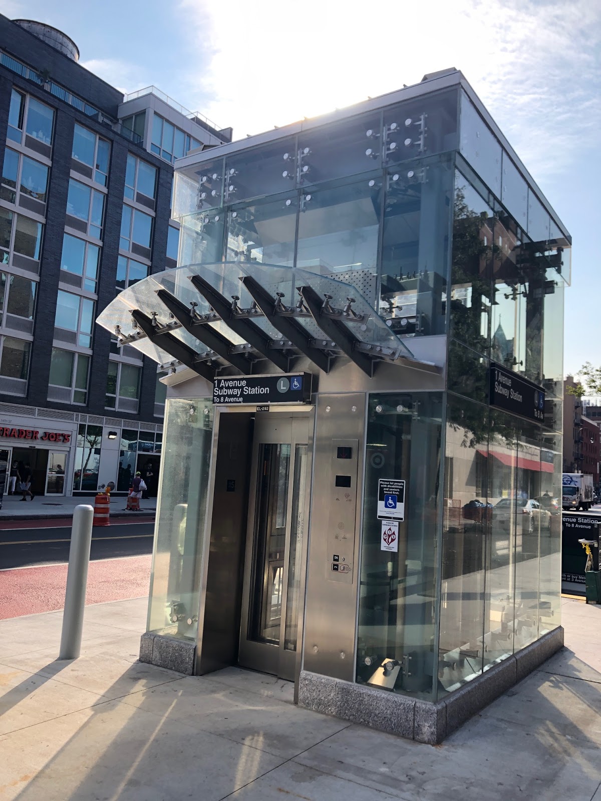 EV Grieve MTA unveils new 14th Street Ltrain elevators; make a pitch