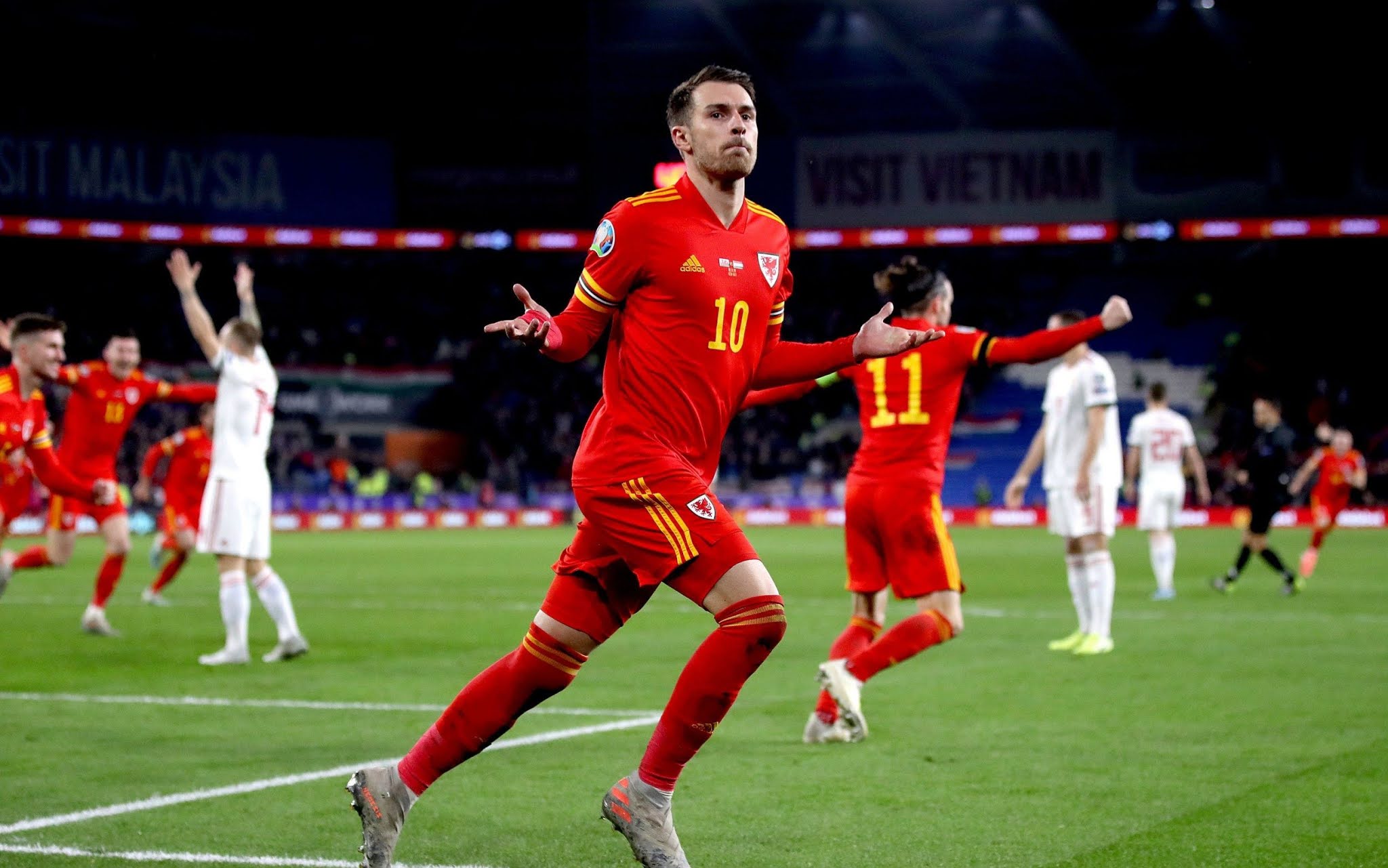 Wales midfielder Aaron Ramsey Wales midfielder Aaron Ramsey