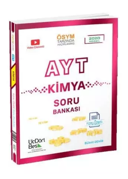 345 Yayınları - AYT Kimya - Soru Bankası