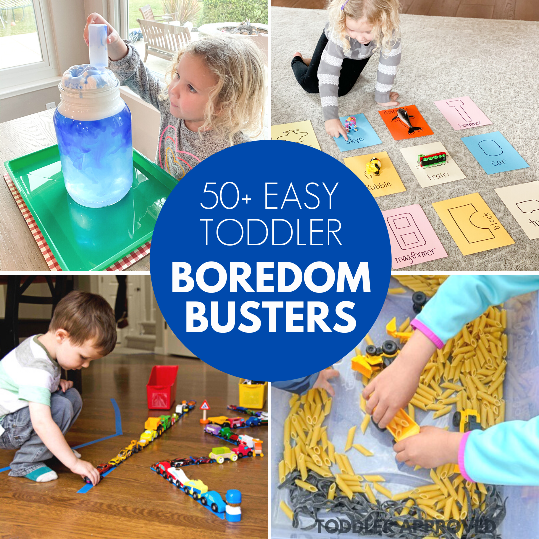 Toddler Approved! Easy to Set Up Toddler Boredom Busters