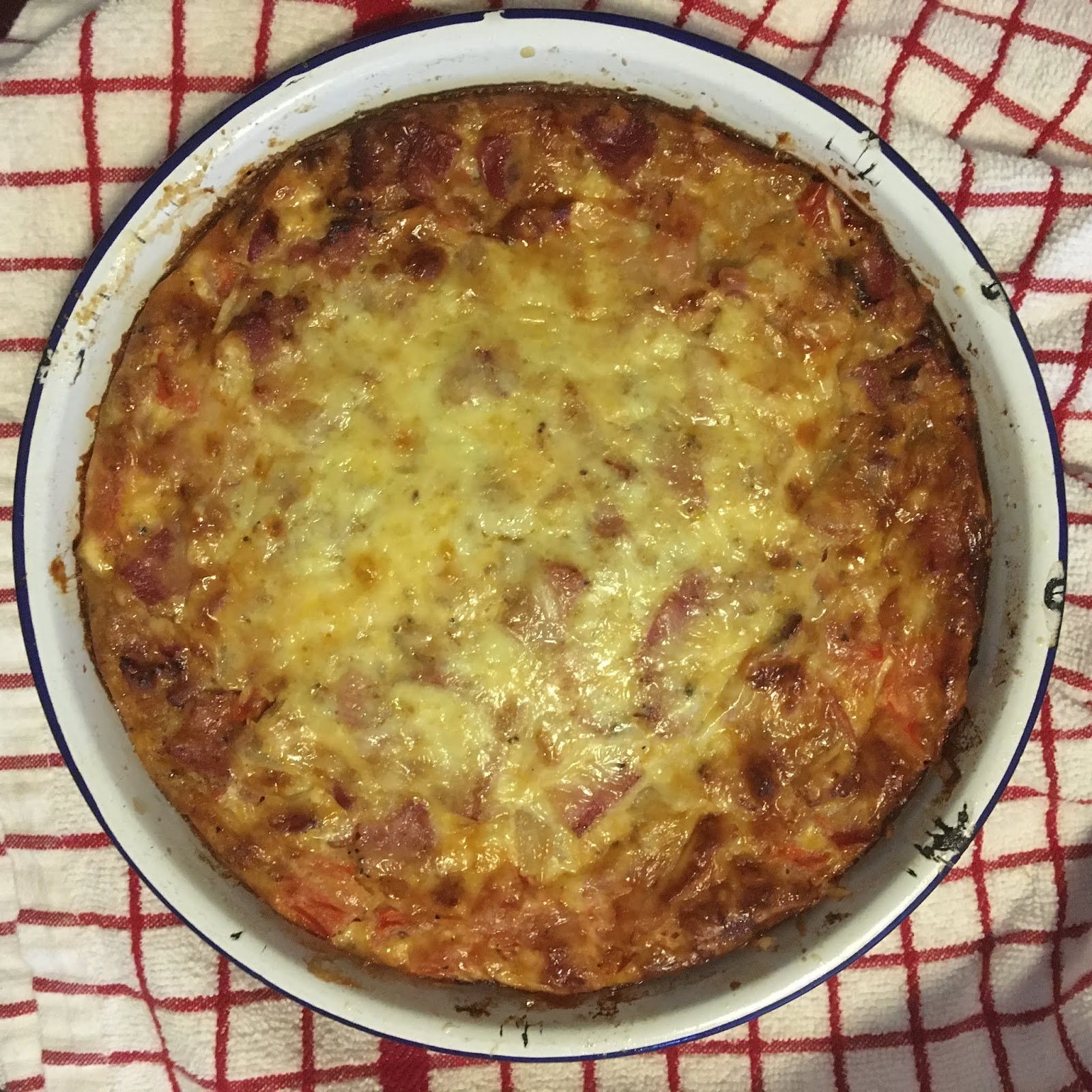 Bacon and Egg Pie Laws of the Kitchen