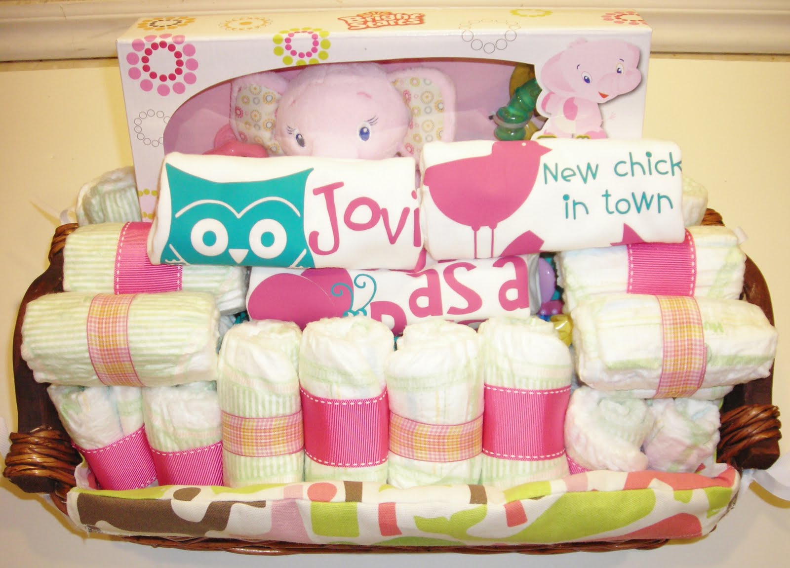 Life in the Motherhood Baby Shower Gift Basket For a Baby Girl!