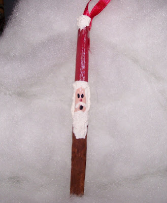 Cinnamon Stick Santa Ornaments 1