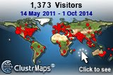 Visitor Map (Upto 2014)