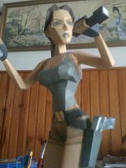 Papercraft Lara Croft IV