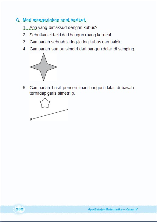 MATEMATIKA : Bangun Ruang dan Bangun Datar -- Bab 8 Kelas 4 SD -- dan
