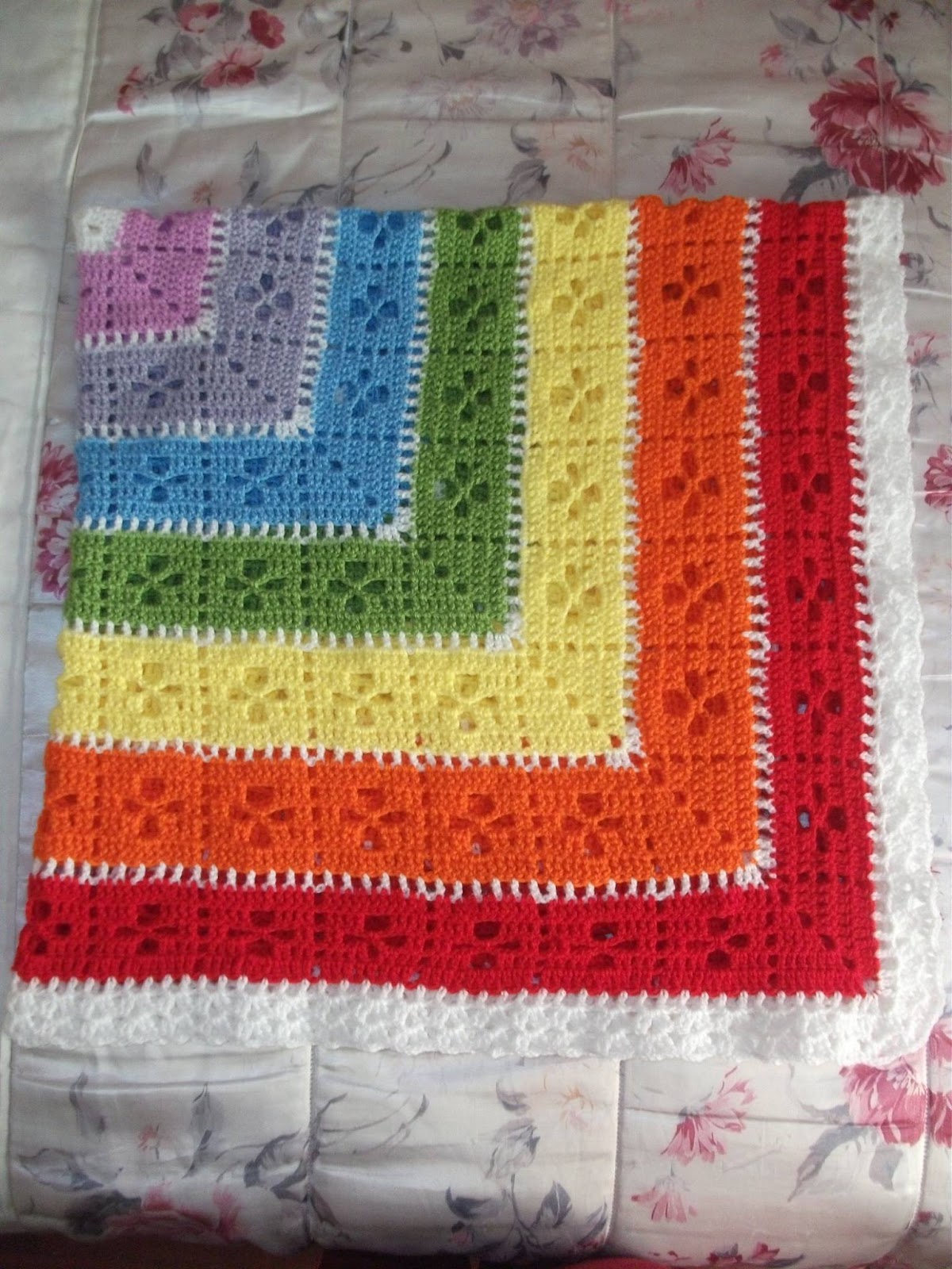 Chrissie's Crafty Capers Square Call The Midwife Blanket