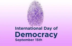 இன்று - September 15 - சர்வதேச மக்களாட்சி தினம் (International Day of Democracy)