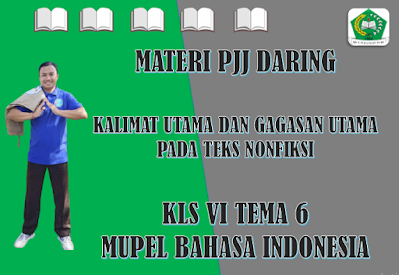 Materi Bahasa Indonesia Kelas Vi Tema 6 Subtema 2 Kalimat Utama Dan Gagasan Utama Pada Teks Nonfiksi Ngiring Melajah