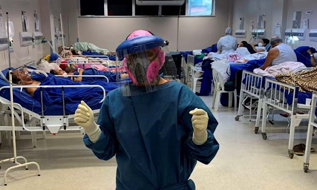 Manaus testemunha a 'hora da morte' por covid-19; 'As pessoas morrem sozinhas'