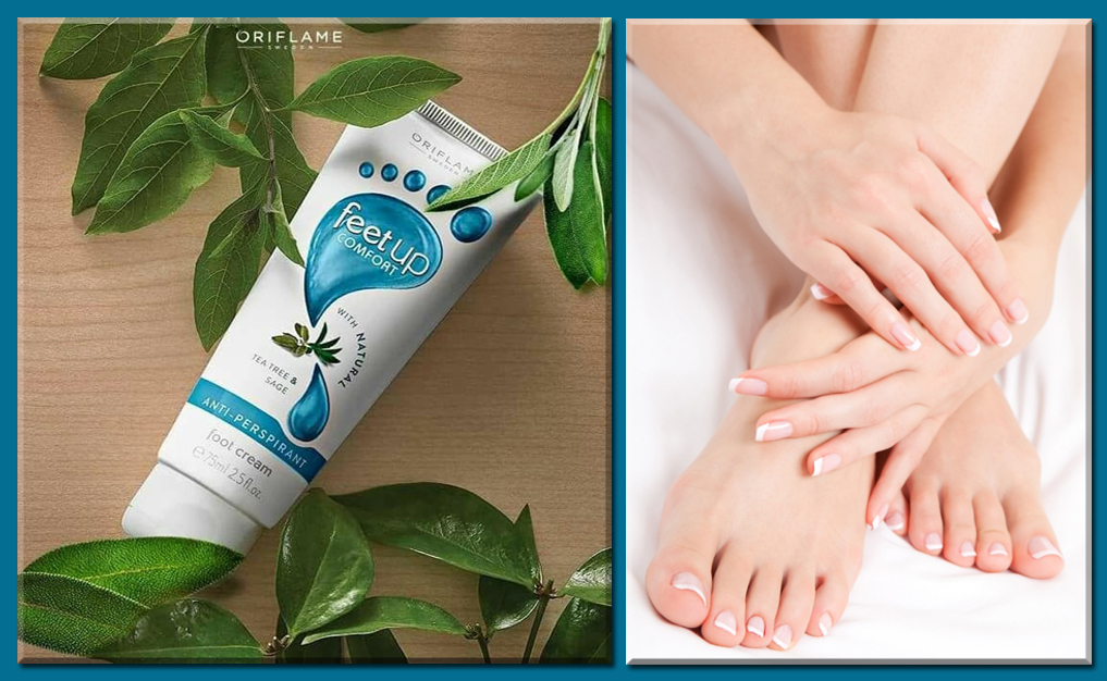 ORIFLAME Feet Up Comfort Antiperspirant Foot cream Garda Remaja
