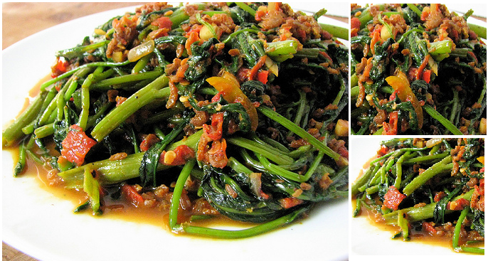 Resep Membuat Rujak Kangkung Yang Lezat Dan Pedas Resep Harian