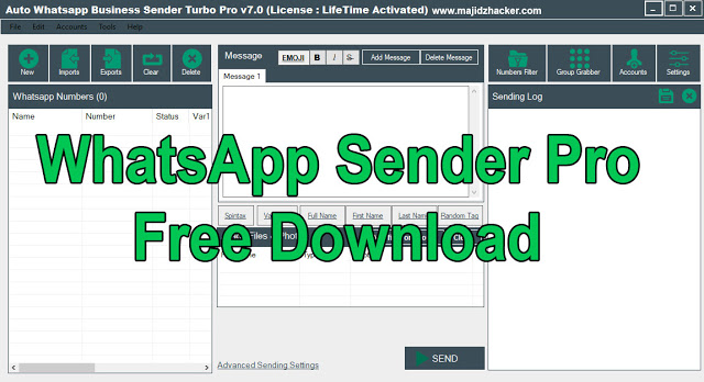 Download Auto Whatsapp Business Sender Turbo Pro V7 0 Full Activated Crack Tricks Industry