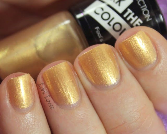 Collection Work the Colour Fool's Gold Nail Polish Swatches & Review