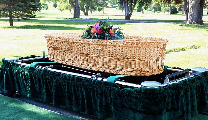 No! This is not a cemetery picnic basket ~