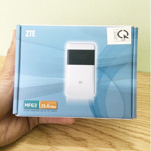 Bộ phát wifi bỏ túi 3G Zte Mf63 tốc độ 21,6Mbps
