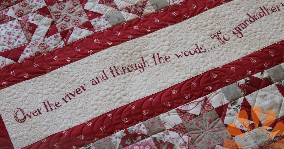 Piece N Quilt Over The River Custom Machine Quilting By Natalia Bonner