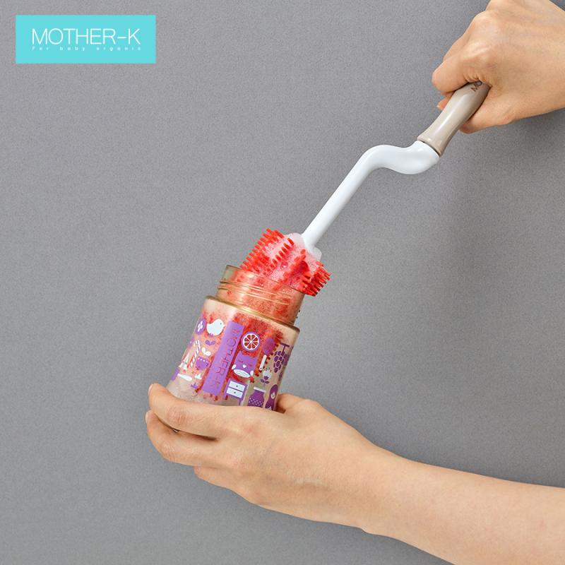Bộ Chổi Cọ Bình Sữa, Núm Ti Silicone Mother-K