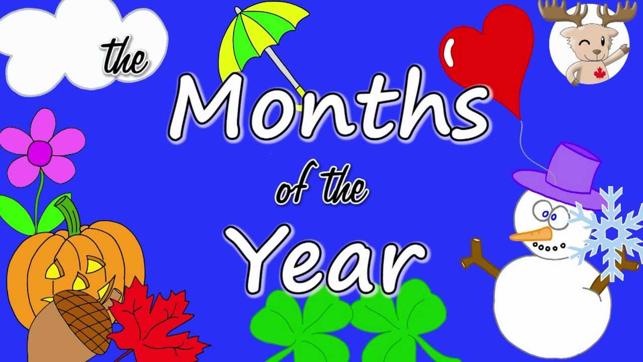 Month года. Месяца на англ для детей. Months of the year. Месяцы на английском для детей. Картинка months.