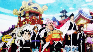 ワンピースアニメ 赤鞘九人男 かっこいい ONE PIECE Nine Red Scabbards