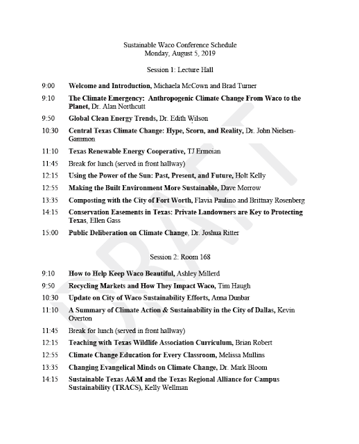 Sustainability at McLennan Community College: 2019 Sustainability at McLennan Community College: 2019