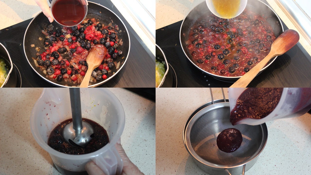 JULIA Y SUS RECETAS Salsa de frutos rojos para carnes