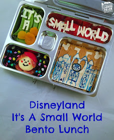 Disneyland It's a Small World Bento Lunch #Disneyside