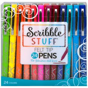 The Write Dudes Gel Pens Scribble Stuff, 24 Pk., Writing Supplies, Household
