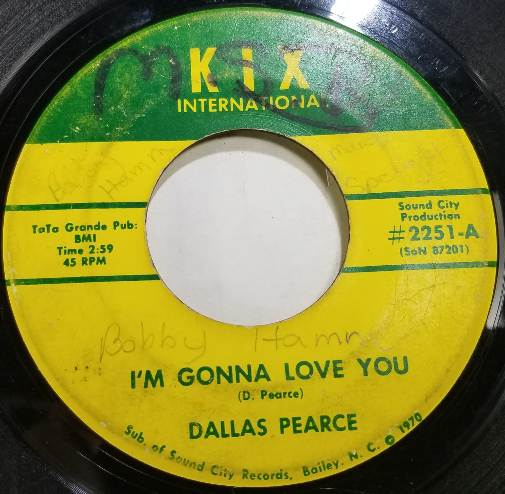 I Am the Noize In Your Head Dallas Pearce Carry Me Back / I"m Gonna