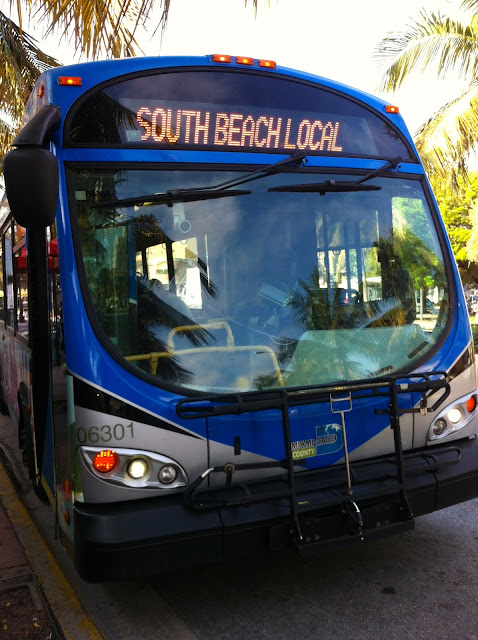 Ônibus em Miami Beach