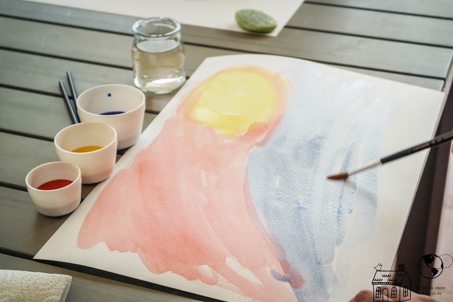pintar con acuarelas