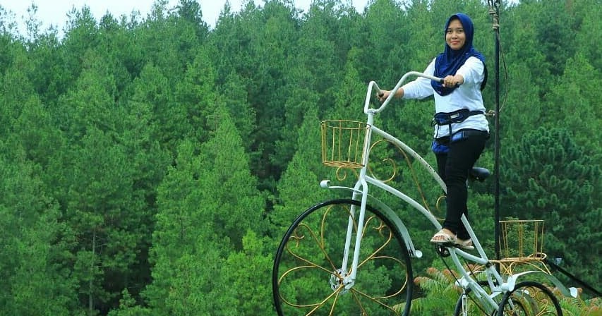Wisata 7 Wahana Sepeda gantung di Indonesia Yang Seru dan