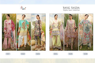 Shree Fab Rang Rasiya Digital lawn pakistani Suits wholesaler