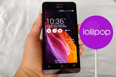 Android lollipop for asus zenfone series