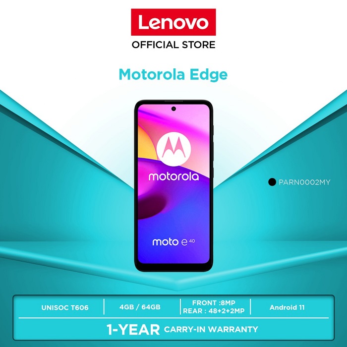 Motorola e40 is now officially available in Malaysia