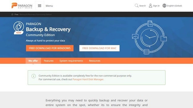 Paragon Backup & Recovery
