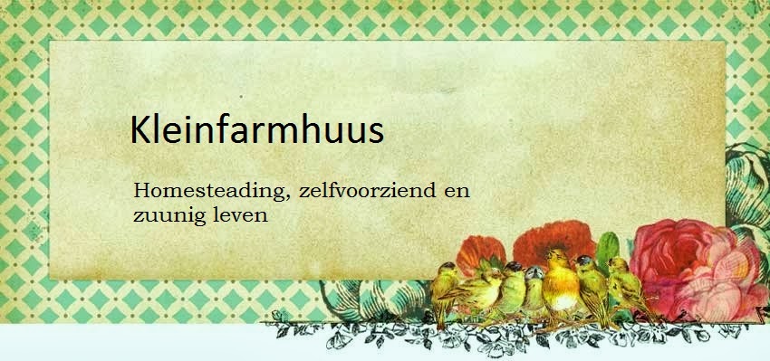  kleinfarmhuus, zelfvoorzienend en zuinig leven