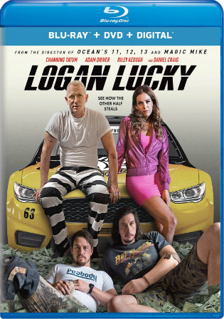 Logan Lucky 2017 BluRay 400Mb Hindi Dual Audio 480p