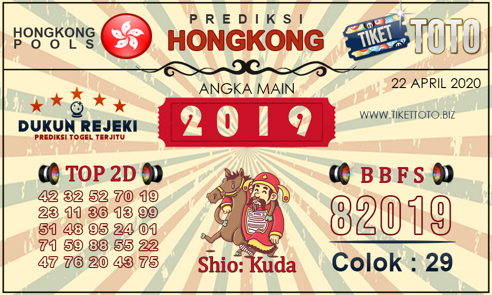 Prediksi Togel HONGKONG TIKETTOTO 22 APRIL 2020