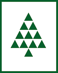 tree geometric printable