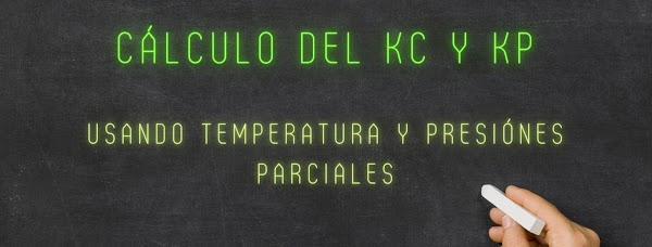 Calcule las magnitudes Kc y Kp para la reacción de descomposición del Hidrosulfuro de Amonio