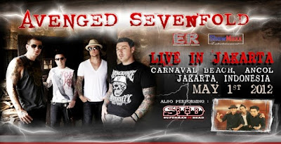 Tips & Informasi Blog: Konser dan Harga Tiket Konser Avenged Sevenfold